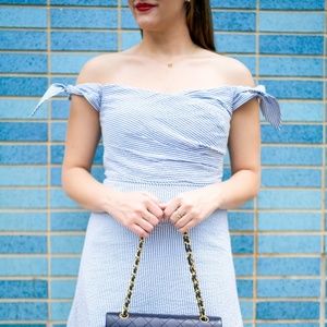 J.Crew Tie-shoulder Seersucker Dress!